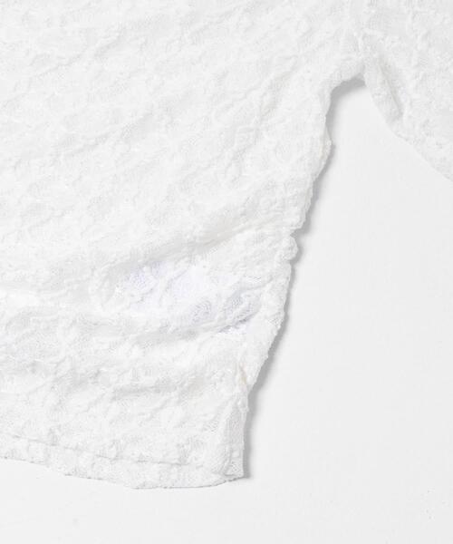 SENSE OF PLACE by URBAN RESEARCH(センスオブプレイスバイアーバンリサーチ)の「レースドレープトップ(Tシャツ/カットソー・レディース・ブラック/オフホワイト/ベージュ・ONE)」の9枚目の写真