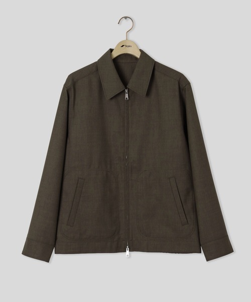styles(スタイルス)の「Styles DRY GABA BLOUSON St26S-JK06(ブルゾン・メンズ・ブラック/ブラウン・L/M)」の1枚目の写真