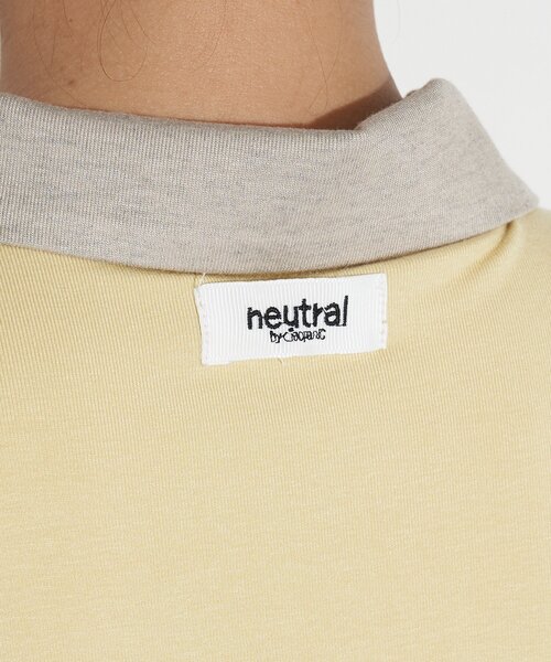 CIAOPANIC(チャオパニック)の「【neutral by ciaopanic】レイヤードシアーニットポロ(カーディガン/ボレロ・レディース・ミント/ブラウン/イエロー・FREE)」の14枚目の写真