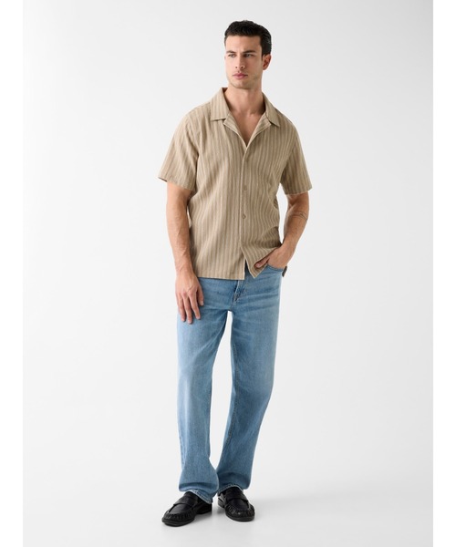Guess(ゲス)の「RESORT Textured Shirt シャツ 半袖(シャツ/ブラウス・メンズ・ベージュ・X-LARGE/LARGE/MEDIUM/SMALL/XX-LARGE)」の5枚目の写真