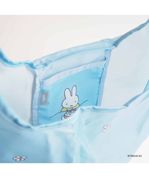 Dick Bruna(ディックブルーナ)の「MIFFY CELEBRATION ショッピングバッグS(エコバッグ/サブバッグ・レディース・アイボリー/ブルー・FREE)」の10枚目の写真