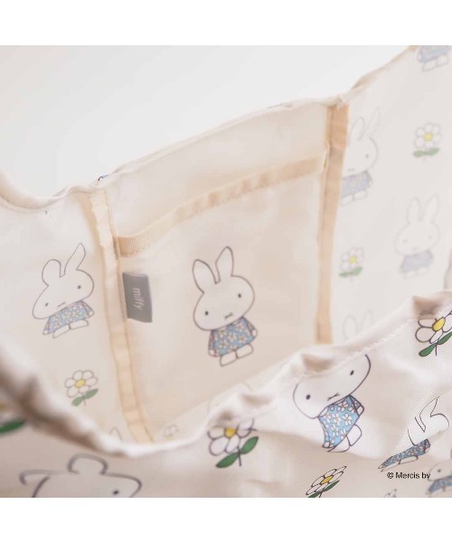 Dick Bruna(ディックブルーナ)の「MIFFY CELEBRATION ショッピングバッグS(エコバッグ/サブバッグ・レディース・アイボリー/ブルー・FREE)」の9枚目の写真