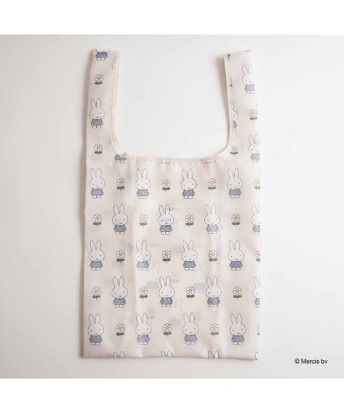 Dick Bruna(ディックブルーナ)の「MIFFY CELEBRATION ショッピングバッグS(エコバッグ/サブバッグ・レディース・アイボリー/ブルー・FREE)」の11枚目の写真