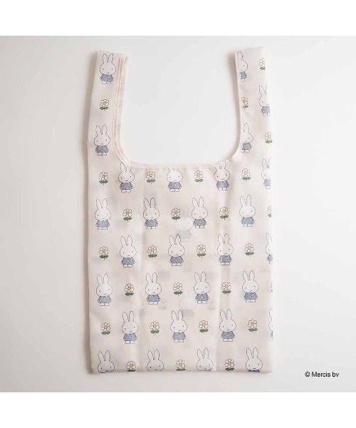 Dick Bruna(ディックブルーナ)の「MIFFY CELEBRATION ショッピングバッグS(エコバッグ/サブバッグ・レディース・アイボリー/ブルー・FREE)」の12枚目の写真