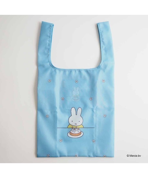 Dick Bruna(ディックブルーナ)の「MIFFY CELEBRATION ショッピングバッグS(エコバッグ/サブバッグ・レディース・アイボリー/ブルー・FREE)」の13枚目の写真