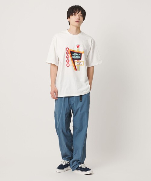 NICE WEATHER(ナイスウェザー)の「<NICE WEATHER>FRESNOプリント Tシャツ(Tシャツ/カットソー・メンズ・ホワイト/ブラック/ダークブラウン・XS/L/M/S)」の22枚目の写真