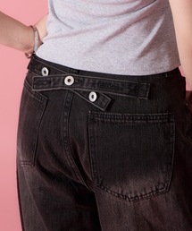 mindseeker（マインドシーカー）の「Waist Buckle Barrel Leg Denim / ウエストバックルバレルレッグデニム（デニムパンツ）」