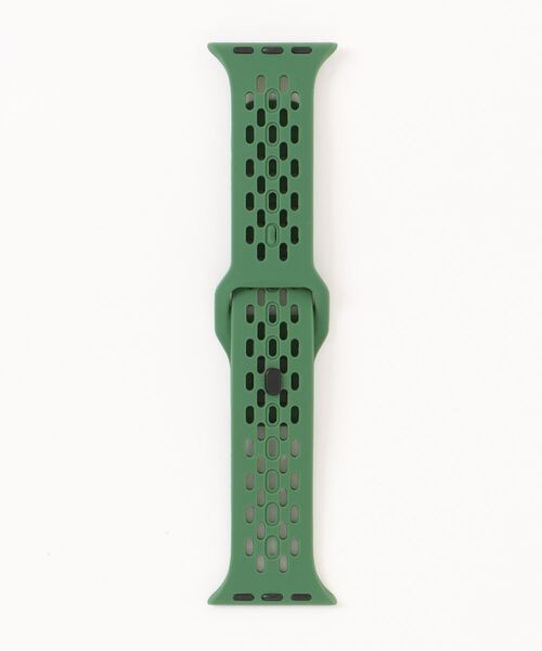 Fun & Daily(ファンアンドデイリー)の「Silicon Apple Watch Sports Band : アップルウォッチバンド(デジタル腕時計・レディース・オレンジ/レッド/ブラック/ネイビー/グレー/ライトベージュ/グリーン/ホワイト・B/A)」の5枚目の写真