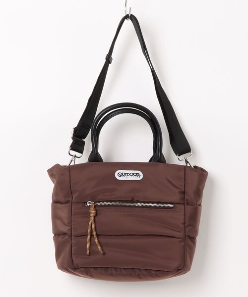 OUTDOOR PRODUCTS(アウトドアプロダクツ)の「【OUTDOOR PRODUCTS / アウトドアプロダクツ】Bonding Tote Bag / ボンディングトートバッグ(トートバッグ・レディース・ブラック/カーキ/ブラウン・FREE)」の2枚目の写真