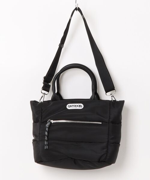 OUTDOOR PRODUCTS(アウトドアプロダクツ)の「【OUTDOOR PRODUCTS / アウトドアプロダクツ】Bonding Tote Bag / ボンディングトートバッグ(トートバッグ・レディース・ブラック/カーキ/ブラウン・FREE)」の1枚目の写真