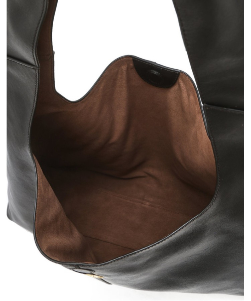 athe（アテ）の「[MARON] ブラックマロンソフトライトショルダーバッグ M AABA6F460BK（ショルダーバッグ・レディース・ブラック・FREE）」の5枚目の写真