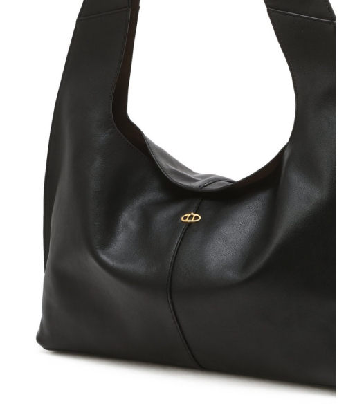 athe（アテ）の「[MARON] ブラックマロンソフトライトショルダーバッグ M AABA6F460BK（ショルダーバッグ・レディース・ブラック・FREE）」の8枚目の写真