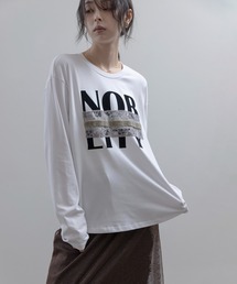フロッキープリント レースコラージュロンT Eimee Law│Eimee Law