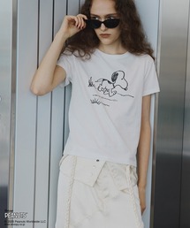 Ameri（アメリ）の「VINTAGE PEANUTS WASH COMPACT TEE（Tシャツ/カットソー）」