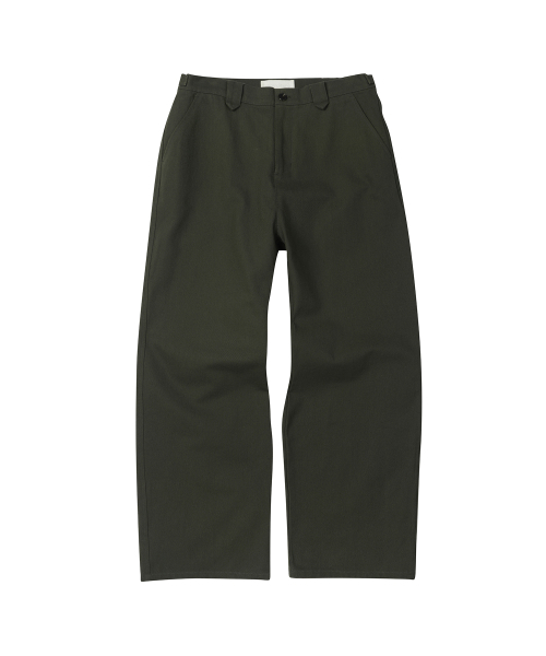 SECONDMONO（セカンドモノローグ）の「Semi Wide Twill Cotton Chino Pants [KHAKI]_SEPT051KHAKI（その他パンツ・レディース・その他・26inch/32inch/28inch/30inch）」の8枚目の写真
