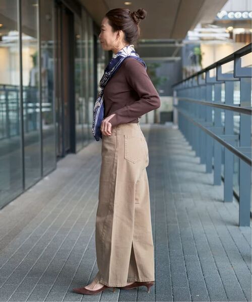 B.C STOCK(ベーセーストック)の「《追加12》ウォッシャブル / DU JOUR / デュ ジュール BARREL BAGGY JEAN(デニムパンツ・レディース・ベージュ/ブルー・34/36/38)」の10枚目の写真