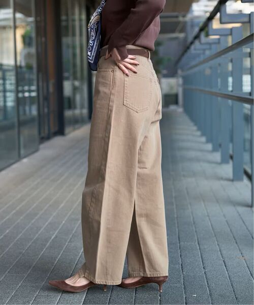 B.C STOCK(ベーセーストック)の「《追加12》ウォッシャブル / DU JOUR / デュ ジュール BARREL BAGGY JEAN(デニムパンツ・レディース・ベージュ/ブルー・34/36/38)」の14枚目の写真