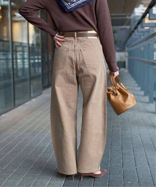B.C STOCK(ベーセーストック)の「《追加12》ウォッシャブル / DU JOUR / デュ ジュール BARREL BAGGY JEAN(デニムパンツ・レディース・ベージュ/ブルー・34/36/38)」の15枚目の写真