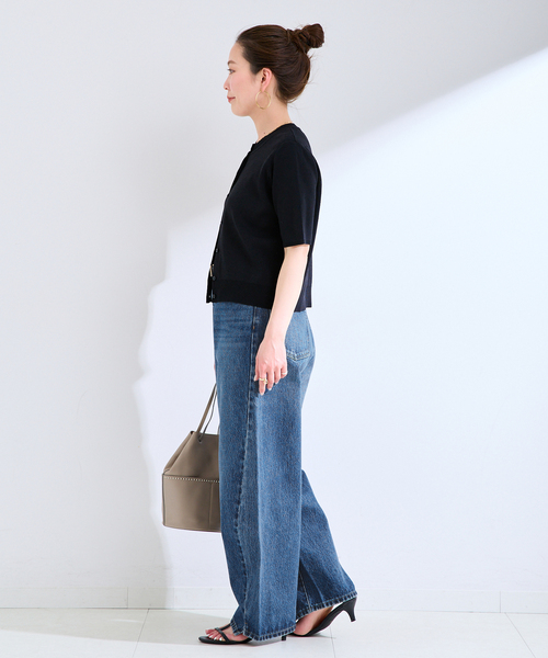 B.C STOCK(ベーセーストック)の「《追加12》ウォッシャブル / DU JOUR / デュ ジュール BARREL BAGGY JEAN(デニムパンツ・レディース・ベージュ/ブルー・34/36/38)」の17枚目の写真