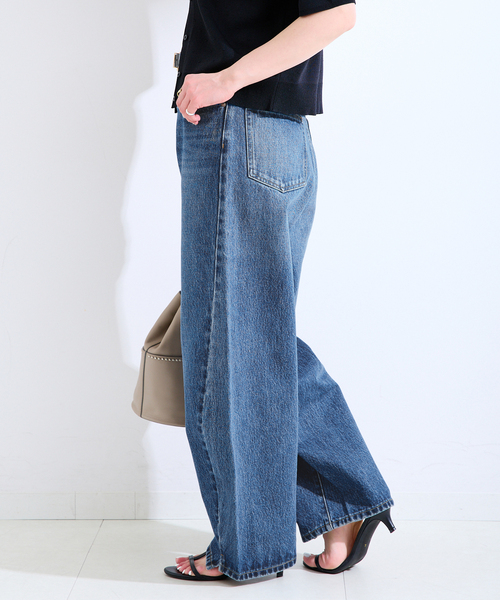 B.C STOCK(ベーセーストック)の「《追加12》ウォッシャブル / DU JOUR / デュ ジュール BARREL BAGGY JEAN(デニムパンツ・レディース・ベージュ/ブルー・34/36/38)」の20枚目の写真
