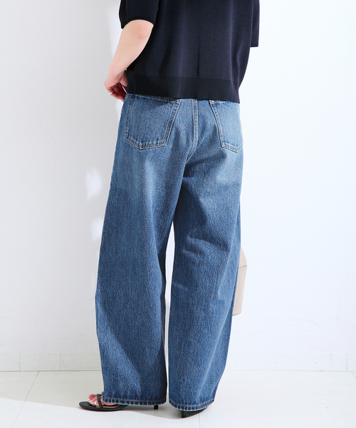 B.C STOCK(ベーセーストック)の「《追加12》ウォッシャブル / DU JOUR / デュ ジュール BARREL BAGGY JEAN(デニムパンツ・レディース・ベージュ/ブルー・34/36/38)」の21枚目の写真