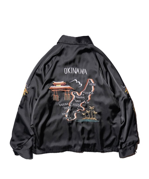 THRIFTY LOOK(スリフティールック)の「THRIFTY LOOK / スリフティールック OKINAWA SOUVENIR JACKET オキナワ スーベニアジャケット(ブルゾン・メンズ・ブラック系その他2/ブラック系その他/ブラック・MEDIUM/LARGE)」の12枚目の写真