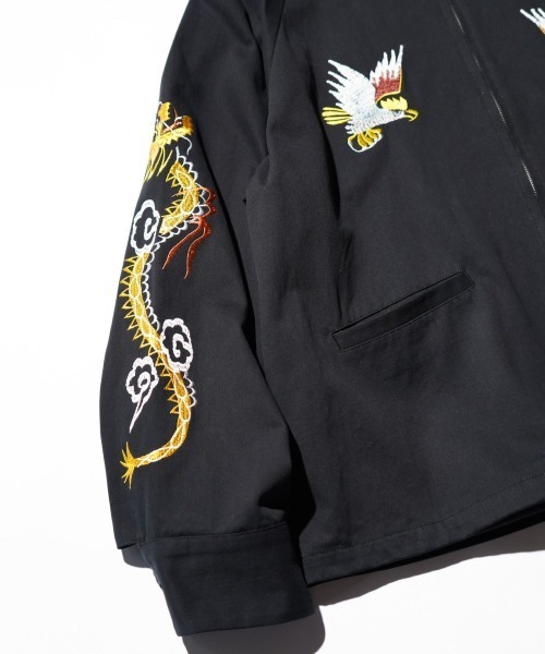 THRIFTY LOOK(スリフティールック)の「THRIFTY LOOK / スリフティールック OKINAWA SOUVENIR JACKET オキナワ スーベニアジャケット(ブルゾン・メンズ・ブラック系その他2/ブラック系その他/ブラック・MEDIUM/LARGE)」の19枚目の写真