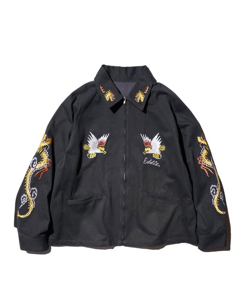 THRIFTY LOOK(スリフティールック)の「THRIFTY LOOK / スリフティールック OKINAWA SOUVENIR JACKET オキナワ スーベニアジャケット(ブルゾン・メンズ・ブラック系その他2/ブラック系その他/ブラック・MEDIUM/LARGE)」の13枚目の写真