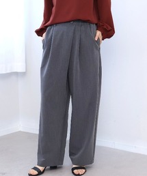 【M/L】ラップ風イージーワイドパンツ