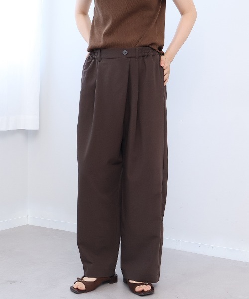 leswel(レスウェル)の「【M/L】ラップ風イージーワイドパンツ(その他パンツ・レディース・ダークブラウン/グレー/ネイビー・M/L)」の17枚目の写真