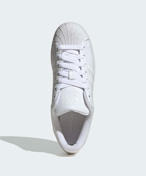adidas(アディダス)の「スーパースターII / Superstar II / アディダスオリジナルス adidas Originals スニーカー(スニーカー・メンズ・ホワイト×ホワイト・26.5cm/27.0cm/27.5cm/26.0cm/25.5cm/30.0cm/29.5cm/25.0cm/29.0cm/28.5cm/28.0cm/24.5cm/22.5cm/23.0cm/23.5cm/24.0cm/22.0cm)」の2枚目の写真