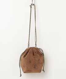BrownBrown（ブラウンブラウン）の「【BrownBrown】ブラウンブラウン/ P,S 疑似餌巾着ショルダーバック（ショルダーバッグ）」