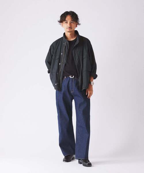 JOURNAL STANDARD relume(ジャーナルスタンダード レリューム)の「フェード加工 BDU リップストップ ジャケット(ミリタリージャケット・メンズ・オリーブ/ベージュ/ブラック系その他・SMALL/LARGE/MEDIUM)」の4枚目の写真