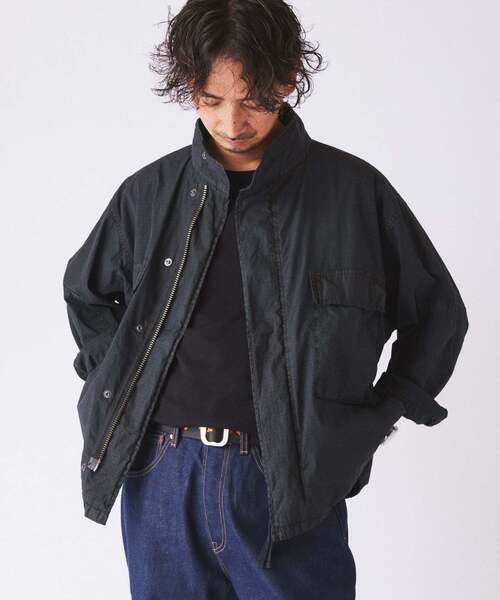 JOURNAL STANDARD relume(ジャーナルスタンダード レリューム)の「フェード加工 BDU リップストップ ジャケット(ミリタリージャケット・メンズ・オリーブ/ベージュ/ブラック系その他・SMALL/LARGE/MEDIUM)」の11枚目の写真