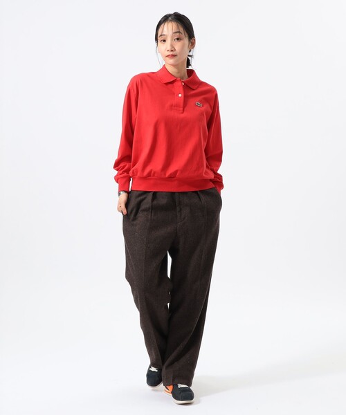 LACOSTE(ラコステ)の「【別注】LACOSTE / ポロシャツ(スウェット・レディース・グレー/ブラック/ネイビー・36/38)」の15枚目の写真