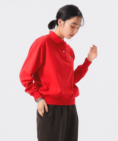 LACOSTE(ラコステ)の「【別注】LACOSTE / ポロシャツ(スウェット・レディース・グレー/ブラック/ネイビー・36/38)」の17枚目の写真