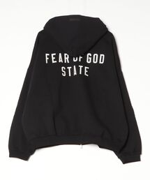 FOG ESSENTIALS（エフオージーエッセンシャルズ）の「"08"≪FOG ESSENTIALS≫裏起毛 スウェット 刺繍 バックロゴ ジップパーカー（パーカー）」