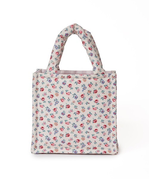 Cath Kidston(キャスキッドソン)の「スモールパフバッグ(トートバッグ・レディース・アイボリー/ネイビー/サックスブルー・FREE)」の12枚目の写真