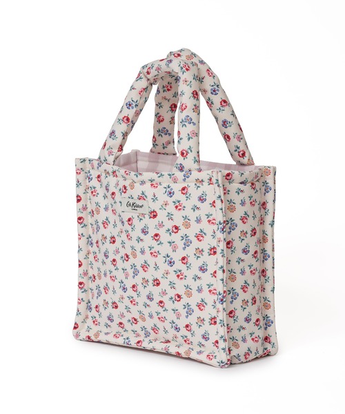 Cath Kidston(キャスキッドソン)の「スモールパフバッグ(トートバッグ・レディース・アイボリー/ネイビー/サックスブルー・FREE)」の13枚目の写真