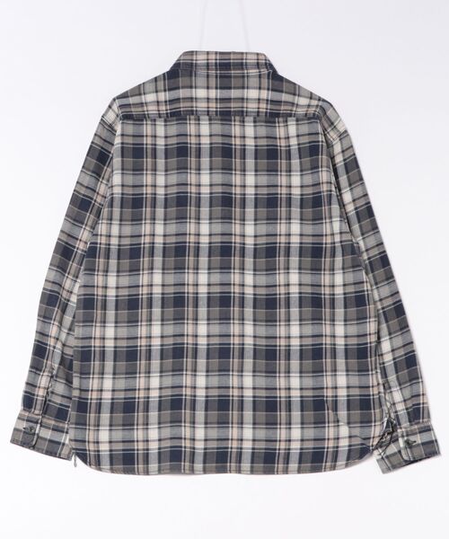 ANPAS（アンパス）の「【HOUSTON】 Vintage Check Flannel Shirt / 【ヒューストン】ヴィンテージ チェックネルシャツ ビンテージ ユーズド加工 長袖 メンズ トップス 秋冬 アメカジ ミリタリー ブランド（シャツ/ブラウス・メンズ・ダークネイビー/ブラウン/レッド/ネイビー/グリーン/バーガンディー・M/XL/L）」の7枚目の写真