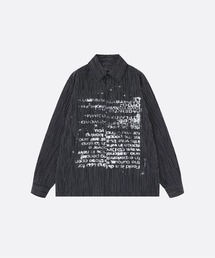 Graffiti Letter Stripe Shirt