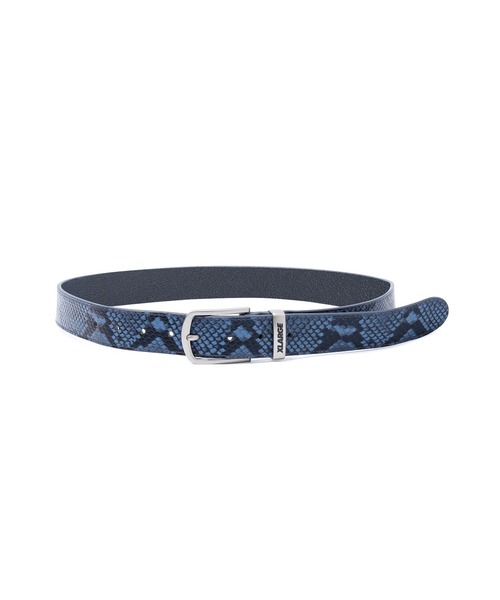 XLARGE(エクストララージ)の「SNAKE PATTERN LEATHER BELT(ベルト・メンズ・ホワイト/ブルー/ブラック・M/L)」の1枚目の写真