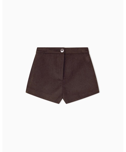 ARMANI EXCHANGE（アルマーニエクスチェンジ）の「【A|X アルマーニ エクスチェンジ】CO ポリウールミックス ハイウエストショートパンツ（その他パンツ・レディース・ダークブラウン・6/4/2）」の6枚目の写真