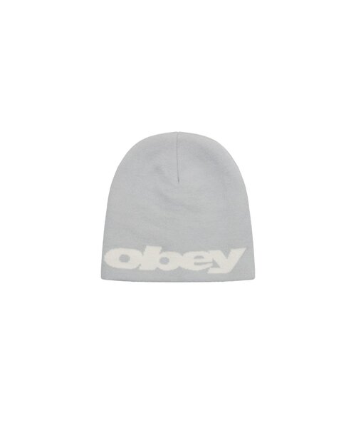 OBEY(オベイ)の「【OBEY】DELTA BEANIE(ニットキャップ/ビーニー・メンズ・ブラック/ブルー/ホワイト/ライトグレー・FREE)」の4枚目の写真