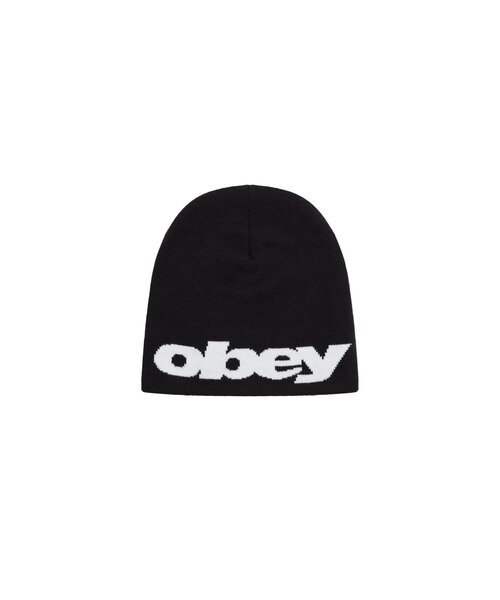 OBEY(オベイ)の「【OBEY】DELTA BEANIE(ニットキャップ/ビーニー・メンズ・ブラック/ブルー/ホワイト/ライトグレー・FREE)」の3枚目の写真