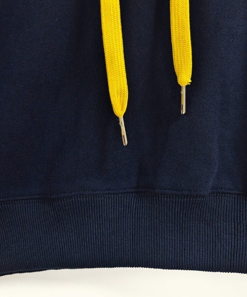 ONEP STAR(ワンピスター)の「カラフルロゴ刺繍配色パーカー(パーカー・レディース・ネイビー/グレー・LARGE/MEDIUM/X-LARGE)」の22枚目の写真