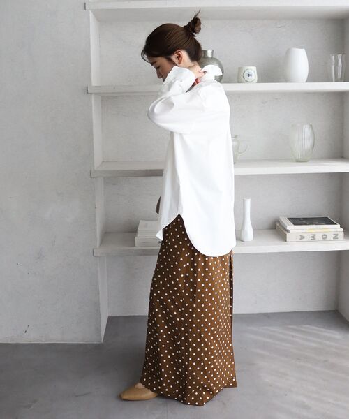 le.coeur blanc(ルクールブラン)の「ドットタックワイドパンツ(その他パンツ・レディース・ブラック系その他・38)」の13枚目の写真