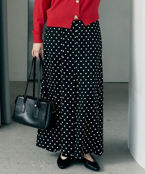 le.coeur blanc(ルクールブラン)の「ドットタックワイドパンツ(その他パンツ・レディース・ブラック系その他・38)」の16枚目の写真