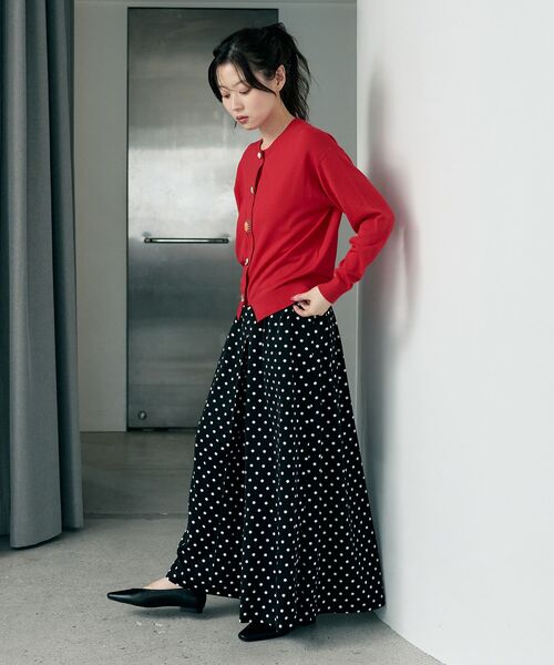 le.coeur blanc(ルクールブラン)の「ドットタックワイドパンツ(その他パンツ・レディース・ブラック系その他・38)」の20枚目の写真