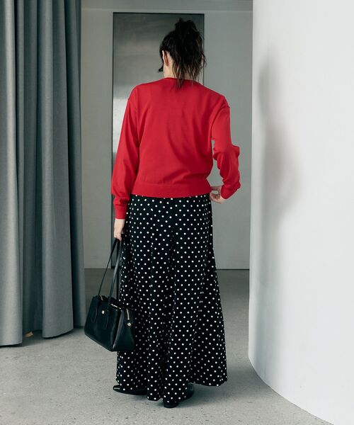 le.coeur blanc(ルクールブラン)の「ドットタックワイドパンツ(その他パンツ・レディース・ブラック系その他・38)」の21枚目の写真